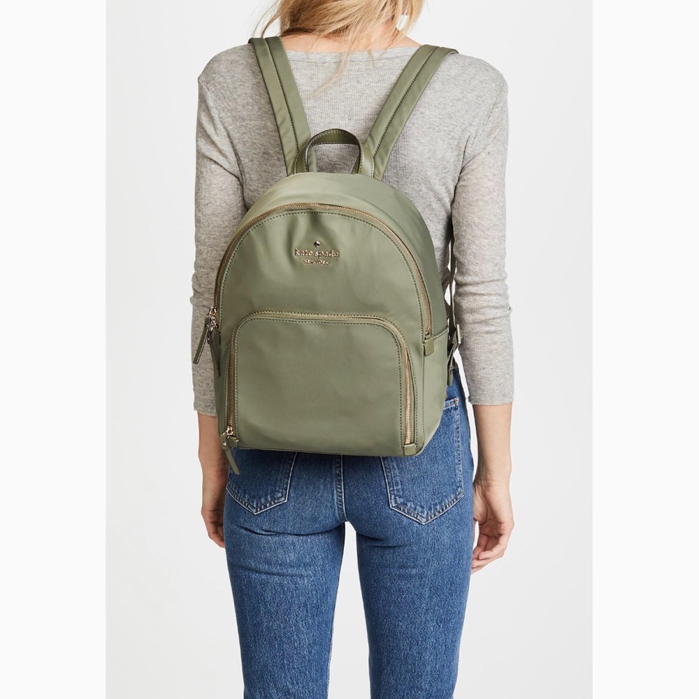 Kate Spade Watson Lane Hartley backpack in Olive